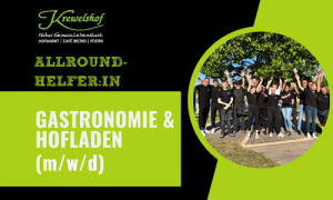 Allrounder Gastronomie & Hofladen Jobangebot Krewelshof