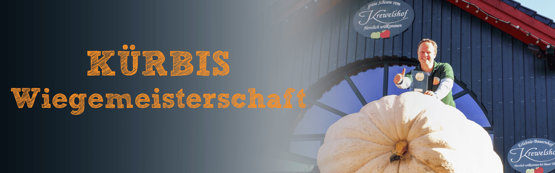 Kürbis Wiegemeisterschaft Krewelshof Lohmar