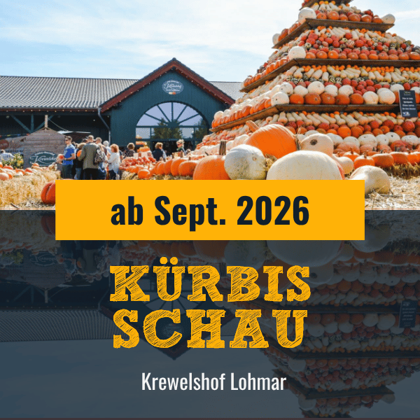 Kürbisschau 2026 Krewelshof Lohmar